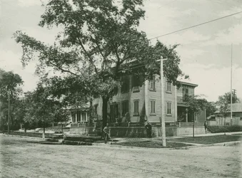 Home of Abraham Lincoln in 1861