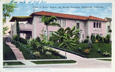Home of Buster Keaton and Natalie Talmadge in Hollywood, 1930