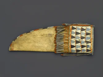 Knife sheath, Eastern Sioux, from Fort Snelling, Minnesota