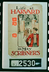 Life at Harvard, poster advertising the May edition of Scribner