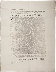 Loyalty Oath to protect Independence of South Carolina, 2nd April 1778