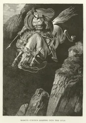 Marcus Curtius Leaping into the Gulf