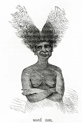 Mare Girl, Illustration from Appletons Journal, May 4, 1872