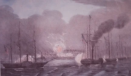 Mexican-American War, US navy bombard Veracruz