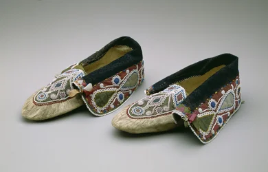 Moccasins, Chippewa, c.1835