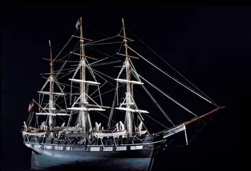 Model of an 18th Century Whaling vessel