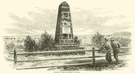 Monument on the Battlefield of Groveton, August 1862