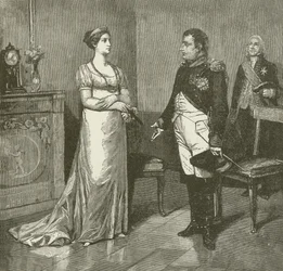 Napoleon announcing to Josephine her Divorcement