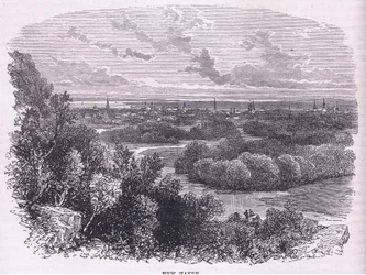 New Haven, illustration from Cassell