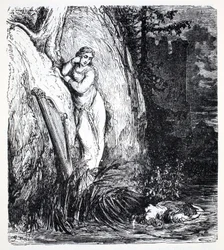 Nixes, from The World Guide to Gnomes, Fairies, Elves and Other Little People by Thomas Keightley (1789-1872), published 1880