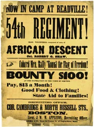 Now in Camp at Readville! 54th Regiment!, c.1863