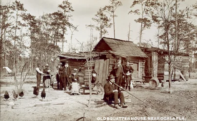 Old Squatter House near Ocala, Florida, c.1880s