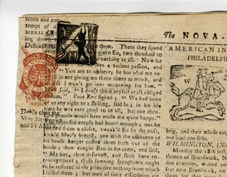 Page from the Halifax Gazette, or The Weekly Adviser, Nova Scotia, 12th-19th December, 1765