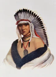 Petalesharro, a Pawnee Brave, Illustration from 