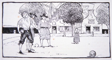 Playing Bowls in New Amsterdam in the 17th Century