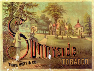 Poster Advertising Sunnyside Tobacco