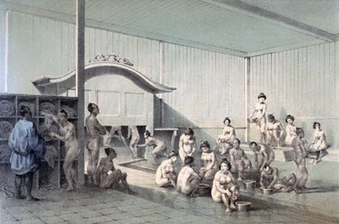 Public Bath at Simoda, 1856