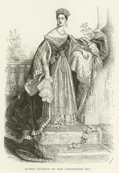 Queen Victoria on her Coronation Day