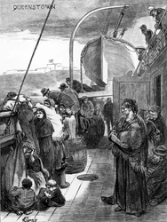 Queenstown: Farewell to the Old World, illustration from 