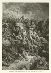Richard the Lion-hearted at the Battle of Ascalon, 1192