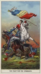 Soldiers Fighting on Horseback