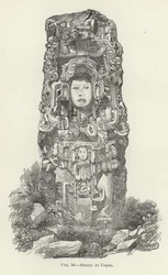 Statue at Copan