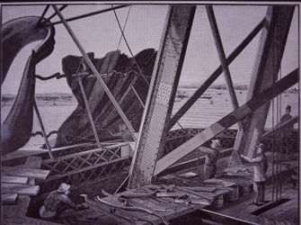 Statue of Liberty, its construction portrayed by Scientific American