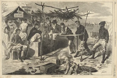 Thanksgiving in Camp from Harper