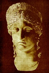 The Juno Ludovisi, Illustration from History of Greece by Victor Duruy, Published 1890