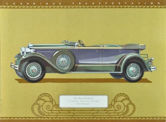 The Sport Phaeton, A Custom Eight by Packard, pub.1930