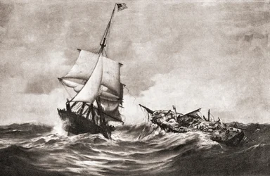 The Capture of HMS Frolic by the USS Wasp