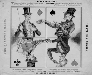 The Election Game: Turning the Cards