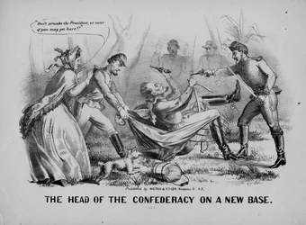 The head of the Confederacy on a new base