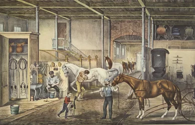 Trotting Cracks At Home, A Model Stable