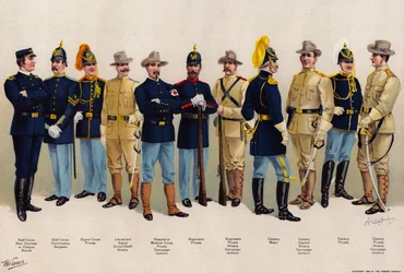 US Army, uniforms, 4 Cavalry, 2 Engineers