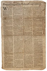 U.S. Constitution, c.10th September 1787