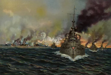US Navy, naval battle of Santiago, 3 July 1898