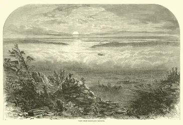 View from Maryland Heights, September 1862