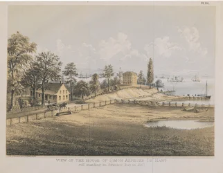 View of the House of Simon Aertsen de Hart, 1867