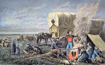 Wagon emigrants to the west