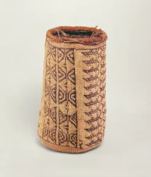 Wasco wallet basket, from Northwest American Coast