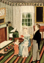York, Pennsylvania Family with Black Servant, c.1828