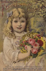 Young Girl holding flowers