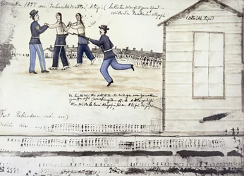 The Death of Crazy Horse in 1877, Fort Robinson, Nebraska
