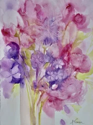 Dreamy Watercolor Blooms