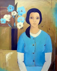 Madonna with Flowers