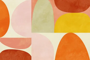 Warm Pastel Geometry