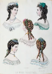 Five hairstyles of women