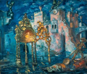 Stage Design: Canal in Venice