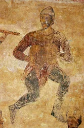 Musicians and Acrobats (detail)